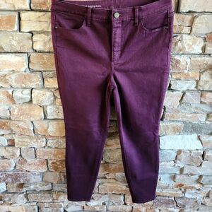 Talbots Women's High Rise Purple Jeans